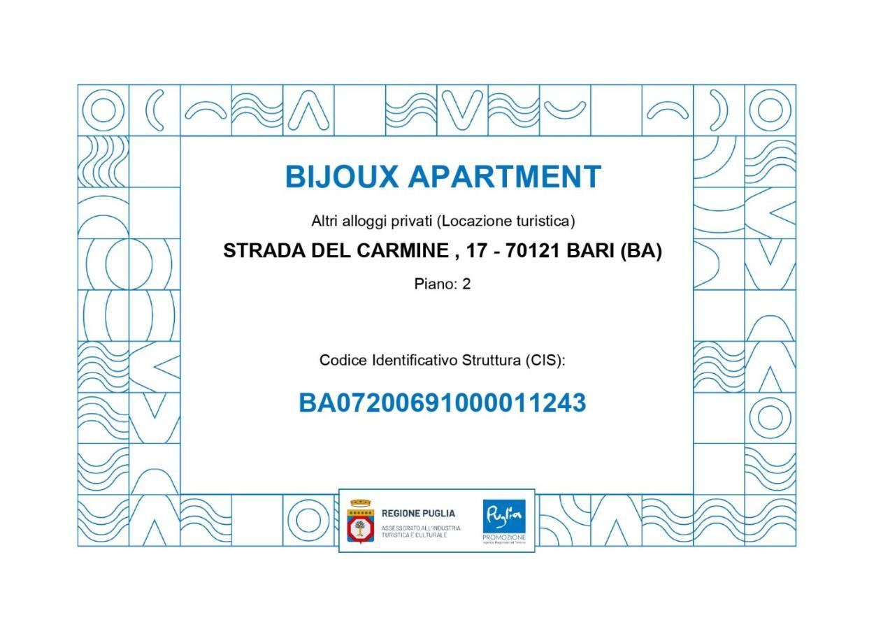 Bijoux Luxury Apartment In Old Town Bari Exterior foto